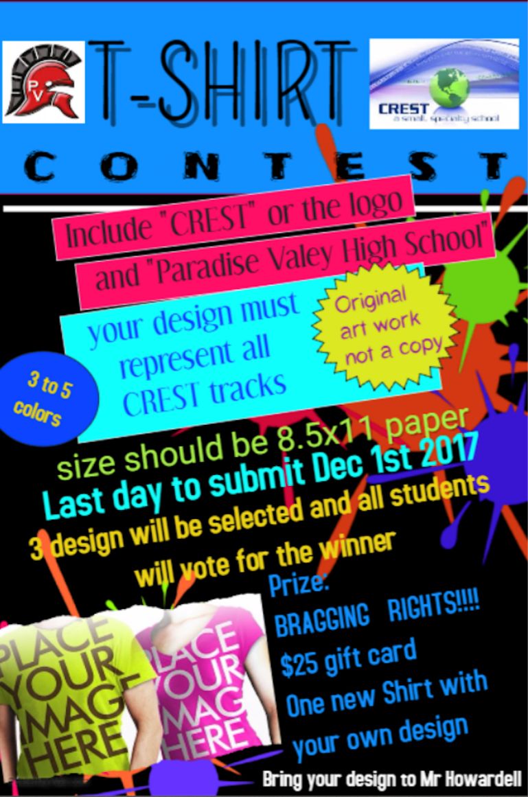 TShirt Contest CREST_Newsletter_October_6_2017